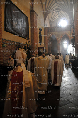 Msza Wieczerzy Panskiej w Wielki Czwartek w bazylice...