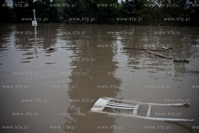 Skutki powodzi w powiecie oswiecimskim i bielskim....