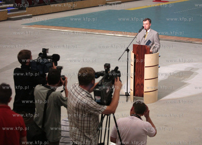 Ergo Arena na granicy Sopotu i Gdanska. Podpisanie...