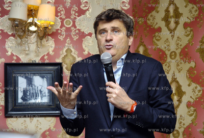 Janusz Palikot spotkal sie z mieszkancami Slupska....