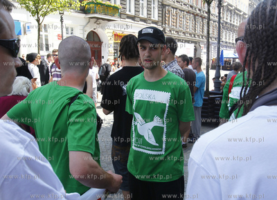 Szczecin. Marsza wolnosci dla konopi. Mlodziez, ktora...