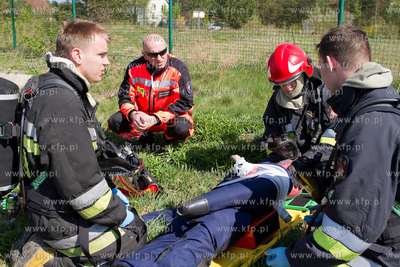 W Porcie Lotniczym Gdansk odbyly sie wspolne cwiczenia...