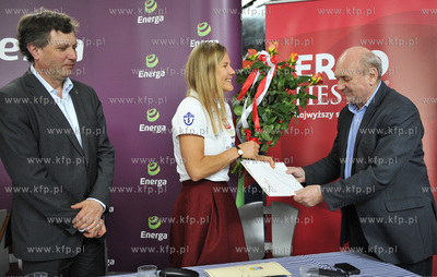 Sopot. Sopocki Klub Zeglarski. Spotkanie z windsurferka...