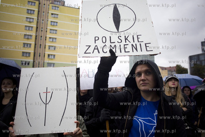 Gdańsk, Plac Solidarności. Czarny Protest, czyli...
