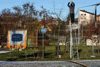Przygotowania do otwarcia Lumina Park na terenie Międzynarodowego...
