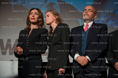 Pierwszy oficjalny polski pokaz filmu Andrzeja Wajdy...