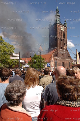 Pozar kosciola sw Katarzyny w Gdansku.
22.05.2006
Fot....
