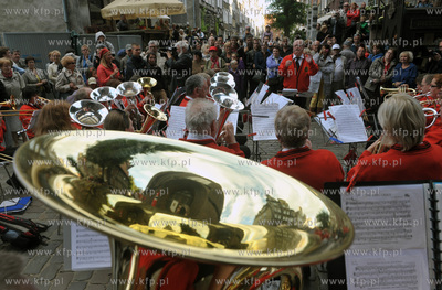 Swieto ulicy Mariackiej w Gdansku. Koncert norweskiej...
