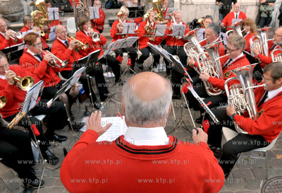 Swieto ulicy Mariackiej w Gdansku. Koncert norweskiej...
