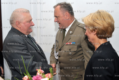 Urodziny Lecha Walesy w Palacu Opatow w Gdansku Oliwie.Zyczenia...