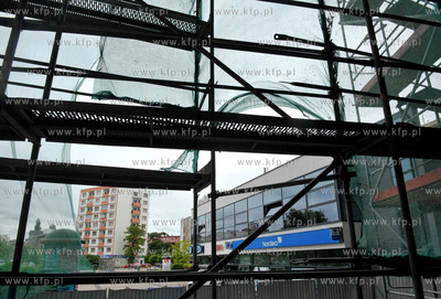 Gdansk, Wrzeszcz, al. Grunwaldzka. Uroczystosc zawieszenia...