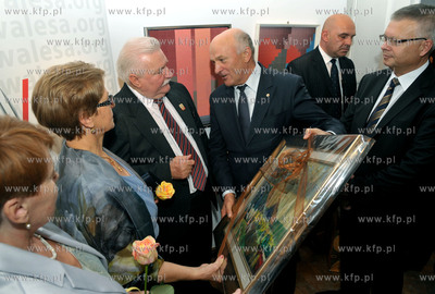 70 urodziny Lecha Walesy w oliwskim Palacu Opatow w...