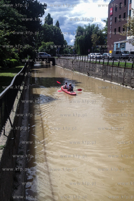 Kajakiem po Kanale Raduni w Gdańsku. 19.07.2016 fot....