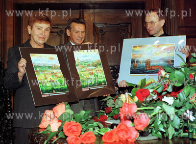 Nomnowani do Nagrody Artusa: (od lewej) Anna Koscielecka...