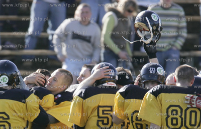 Sopot. Mecz Polskiej Ligii Futbolu Amerykanskiego Pomorze...