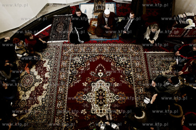 Gdansk. Meczet. Uroczystosci zwiazane z 23 rocznica...