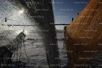 Kuznica. Port rybacki. 14.01.2010 fot. Krzysztof Mystkowski...