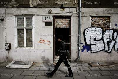 Gdansk. Domy przy ul. Marynarki Polskiej przeznaczone...