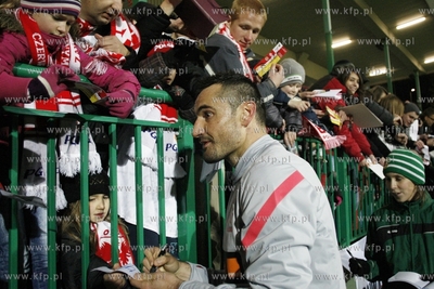 Gdansk. Stadion przy ul. Traugutta. Trening reprezentacji...