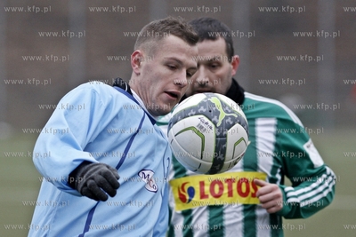 Gdansk. Boisko przy ul. Traugutta.  Noworoczny mecz...