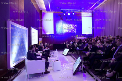Sopot. Europejski Kongres Finansowy. Debata pt. Rola...