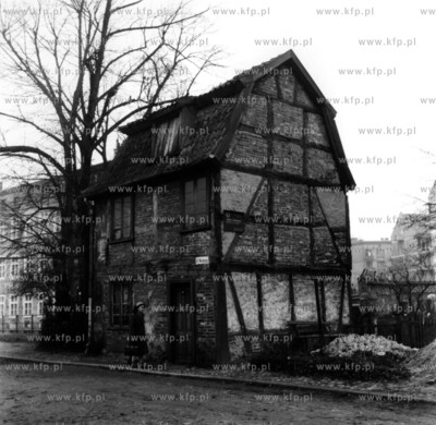 Gdansk ul. Wodopoj, d. Domek Robotniczy, obecnie kawiarnia...