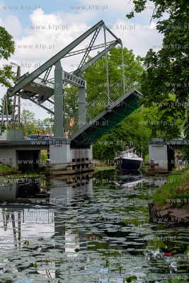Most zwodzony na Tudze w Nowym Dworze Gdańskim na...