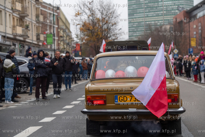 Gdańsk. Parada z okazji Narodowego Święta Niepodległości....