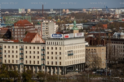 Panorama Gdańska, widok z Góry Gradowej. 24.03.2019...