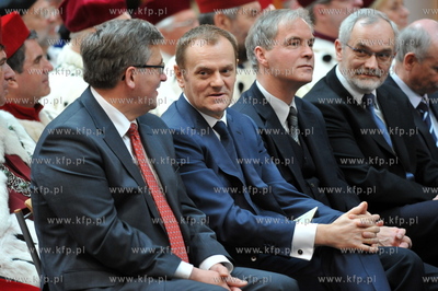 Obchody 40-lecia Uniwersytetu Gdanskiego. n/z marszalek...