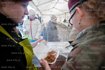 Gdansk. Targ Weglowy. Wielka Sobota. Sniadanie wielkanocne...