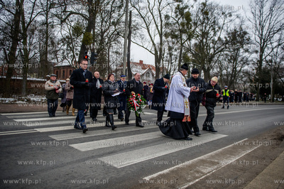 Pruszcz Gdanski. Uroczystosci upamietniajace 70 rocznice...