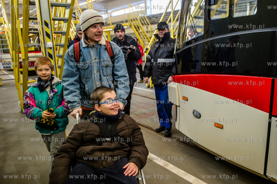 Gdansk. Zajezdnia tramwajowa Zakladu Komunikacji Miejskiej,...