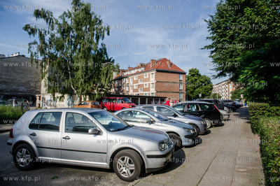 Gdansk. Ul. Zamkowa. Wprowadzona strefa platnego parkowania.
03.08.2015
fot....