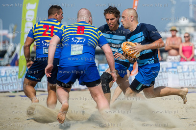 Plaza w Sopocie. Mistrzostwa Polski w rugby na plazy...