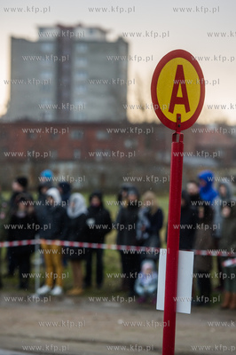 Gdansk. Teren przy Sali BHP. Obchody jubileuszu 15-lecia...