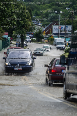Gdańsk. Skutki silnych opadow, które przeszły nad...