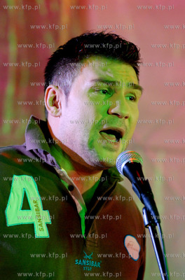 Rumia. W hotelu Faltom Dariusz Michalczewski kreci...