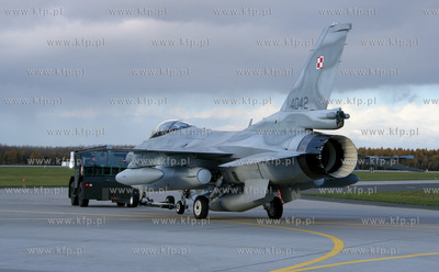 Poznan, Krzesiny Nz. Lockheed Martin F-16C Jastrzab...