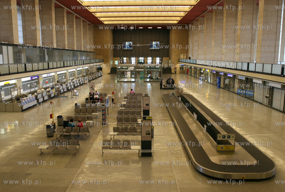 Berlin, Nz. Terminal pasazerski na lotnisku Tempelhof...