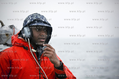 Zatoka Gdanska. Okret Marynarki Wojennej USA, USS RAMAGE...