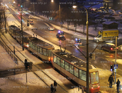 Gdansk, Siedlce. Awaria tramwajow na Kartuskiej.
23.01.2010.
fot....