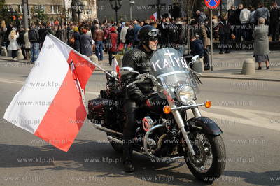 Gdynia. Uroczystosci z okazji 70 rocznicy zbrodni katynskiej....