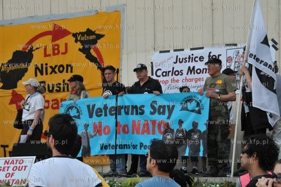 Chicago. Manifestacja przedstawicieli ruchu Okupuj...