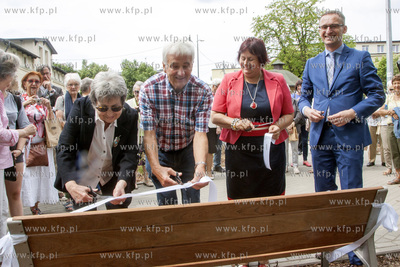 Odsłonięcie Ławeczki Przyjaźni Miast Partnerskich...