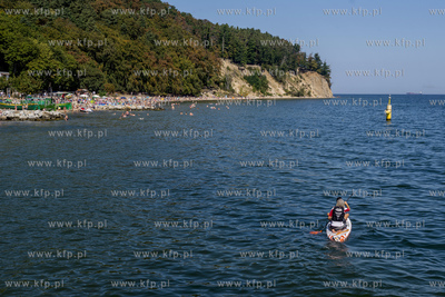 Gdynia, klif w Orłowie. Kajakiem po Zatoce Gdańskiej,...