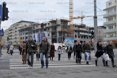 Budowa apartamentowca Transatlantyk na placu Kaszubskim...