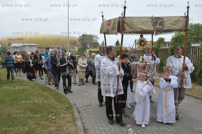 Procesja Bozego Ciala parafii sw. Anna i Joachima....
