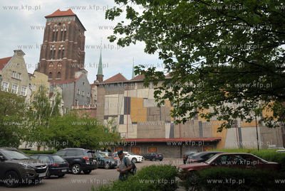 Gdansk kino Neptun, dawne Leningrad. Wyjscie z kina...
