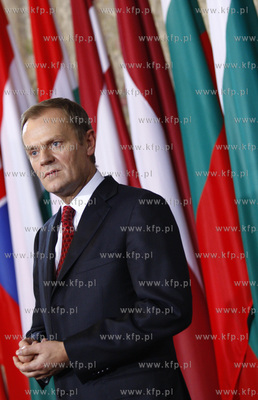 Gdansk. Spotkanie Szefow Rzadow Panstw Grupy Wyszehradzkiej,...